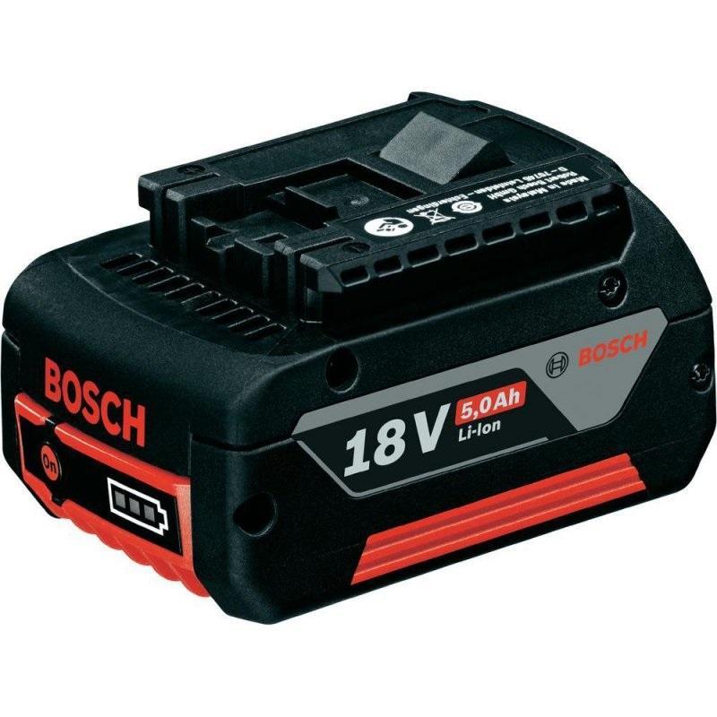 Батарея аккумуляторная Bosch GBA M-C Professional 18В 5Ач Li-Ion (1600A002U5) - фото 1 - id-p227270788