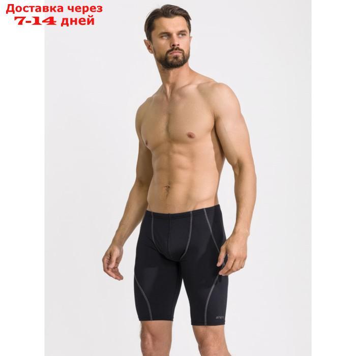 Плавки-шорты мужские спортивные Atemi TSAP01BK, антихлор, цвет черный, размер 56 - фото 4 - id-p227007271