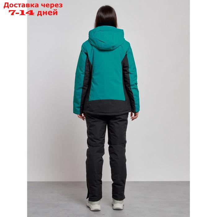 Костюм горнолыжный женский зимний, размер 44, цвет тёмно-зелёный - фото 5 - id-p226960400
