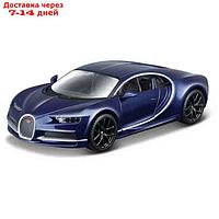 Машинка Bburago Bugatti Chiron, Die-Cast, 1:32, цвет тёмно-синий