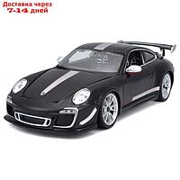 Машинка Bburago Porsche 911 Gt3 Rs 4.0, Die-Cast, 1:18, открывающиеся двери, цвет чёрный