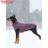 Жилет зимний на молнии для собак "Аляска", размер 25 (ДС 23-25 см, ОГ 32-42 см, ОШ 28 см), бордо 1