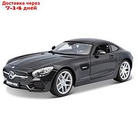 Машинка Maisto Die-Cast Mercedes-AMG GT, открывающиеся двери, 1:18, цвет чёрный