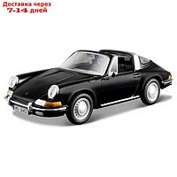 Машинка Bburago Porsche 911 (1967), Die-Cast, 1:32, цвет чёрный