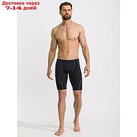 Плавки-шорты мужские спортивные Atemi TSAP01BK, антихлор, цвет черный, размер 44