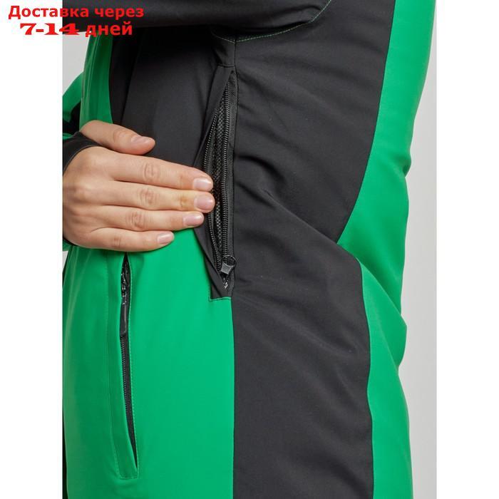 Горнолыжный костюм женский зимний, размер 42, цвет зелёный - фото 2 - id-p226975148
