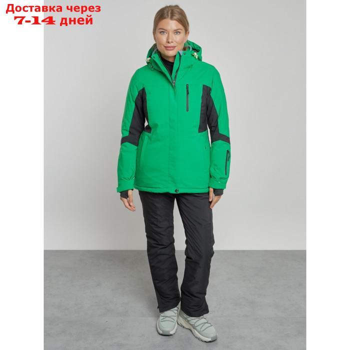 Горнолыжный костюм женский зимний, размер 42, цвет зелёный - фото 6 - id-p226975148
