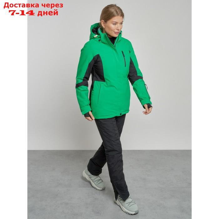 Горнолыжный костюм женский зимний, размер 42, цвет зелёный - фото 8 - id-p226975148