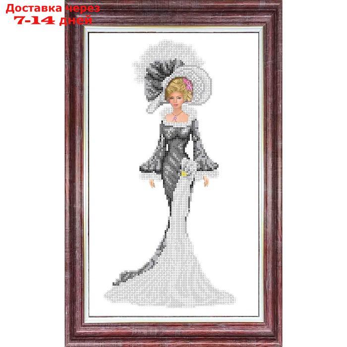 Набор для вышивки бисером "Дама в вечернем платье", 25х35 см - фото 1 - id-p226971928