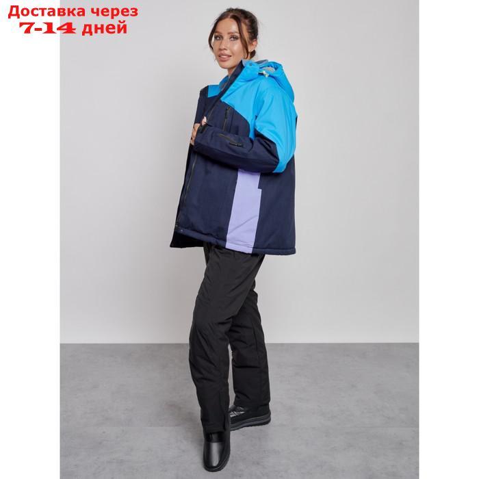 Горнолыжный костюм женский зимний, размер 60, цвет синий - фото 2 - id-p226975165