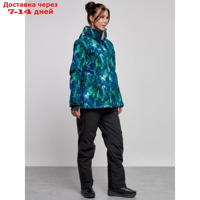 Горнолыжный костюм женский зимний, размер 60, цвет синий - фото 4 - id-p226975166
