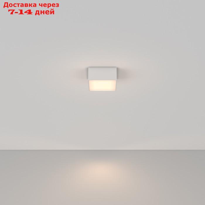 Светильник потолочный Technical C032CL-12W3K-SQ-W, LED, 12Вт, 12х12х6 см, 580Лм, цвет белый - фото 2 - id-p226944051