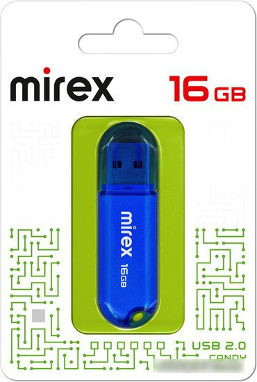 USB Flash Mirex Candy 16GB (синий) - фото 1 - id-p227271095