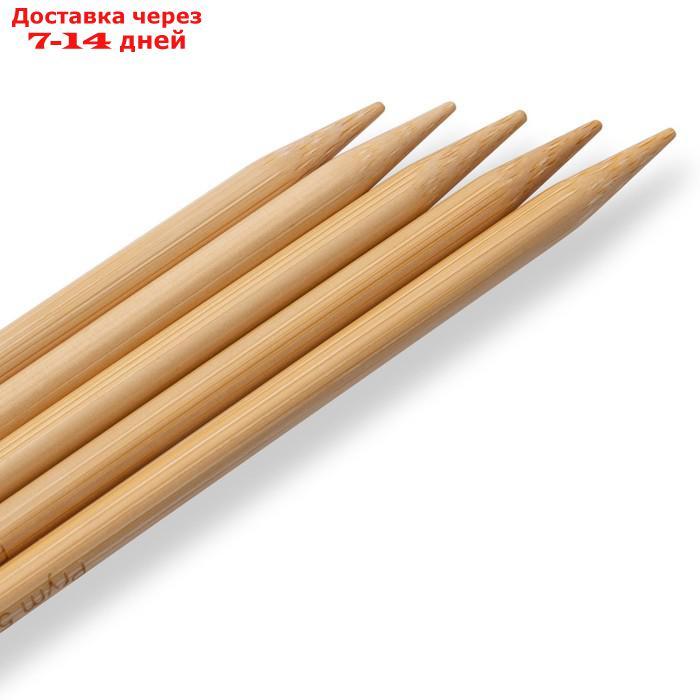 Спицы чулочные, бамбуковые, 5,5 мм/20см, 5 шт - фото 3 - id-p226952675