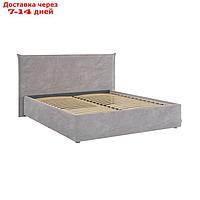 Кровать с основанием Лада 1600х2000 см оникс (велюр)