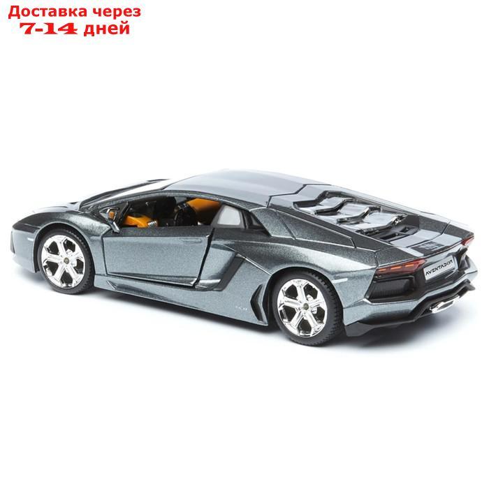 Машинка Maisto Die-Cast Lamborghini Aventador LP 700-4, с отвёрткой, 1:24, цвет серый - фото 4 - id-p226939291