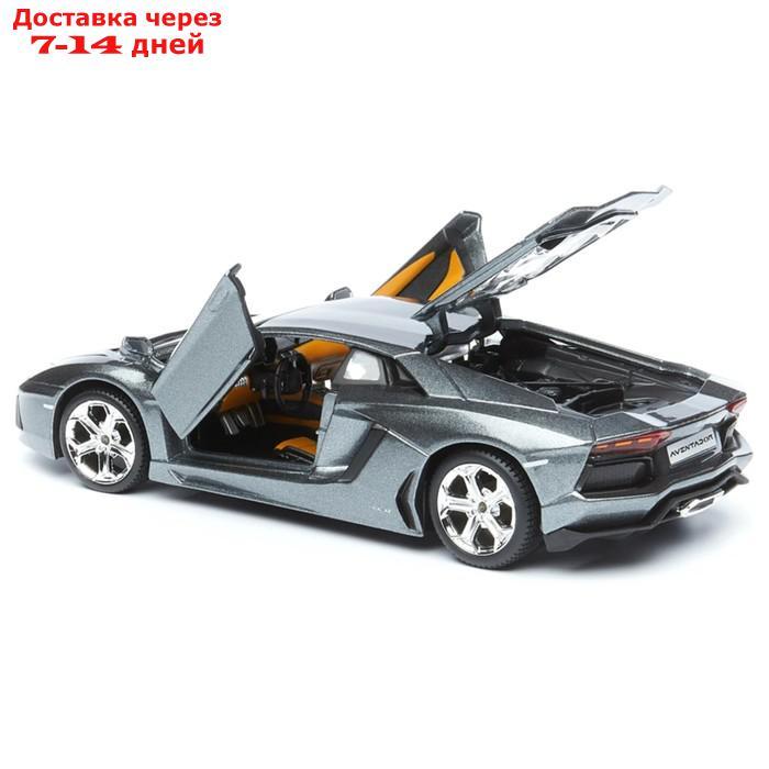Машинка Maisto Die-Cast Lamborghini Aventador LP 700-4, с отвёрткой, 1:24, цвет серый - фото 5 - id-p226939291