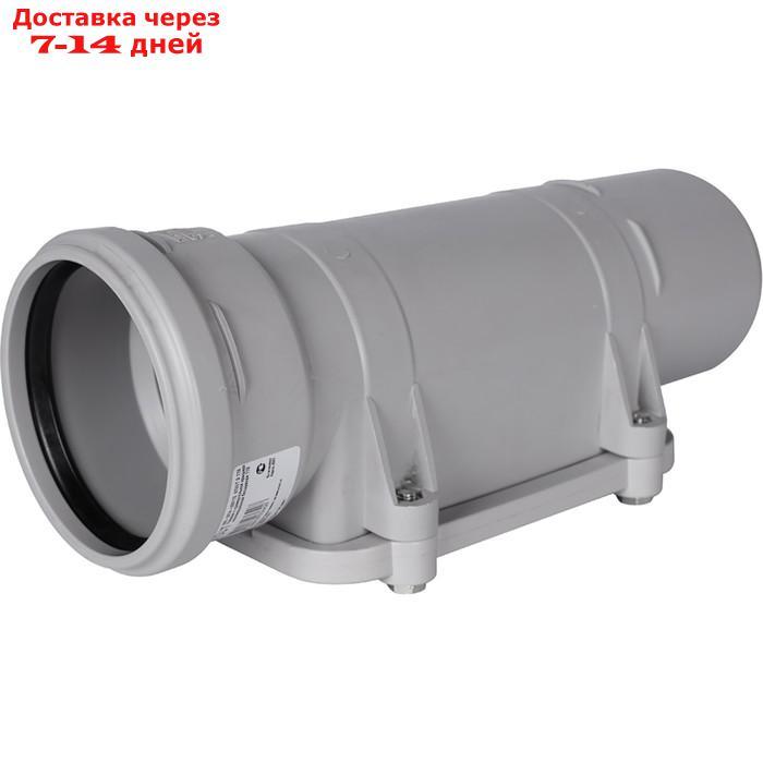 Ревизия канализационная STOUT SKB-0014-000110, d=110 мм, с прямоугольной крышкой, бесшумная - фото 1 - id-p226979437