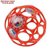 Развивающая игрушка Bright Starts, мяч Oball, с погремушкой, цвет красный