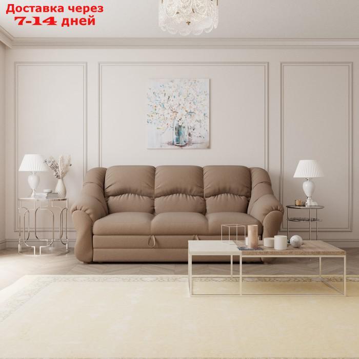 Прямой диван "Хост 1", ПЗ, механизм венеция, велюр, цвет квест 025 - фото 1 - id-p226991645
