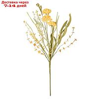Цветок декоративный "Одуванчик полевой", высота 55 см, цвет жёлтый