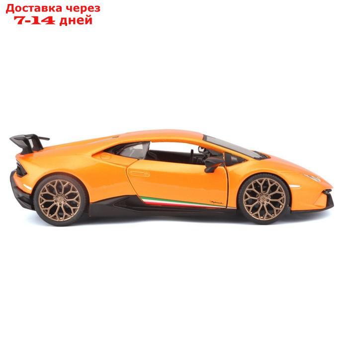Машинка Bburago Lamborghini Huracan Performante, Die-Cast, 1:24, цвет оранжевый - фото 2 - id-p226939310