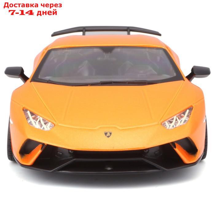 Машинка Bburago Lamborghini Huracan Performante, Die-Cast, 1:24, цвет оранжевый - фото 9 - id-p226939310