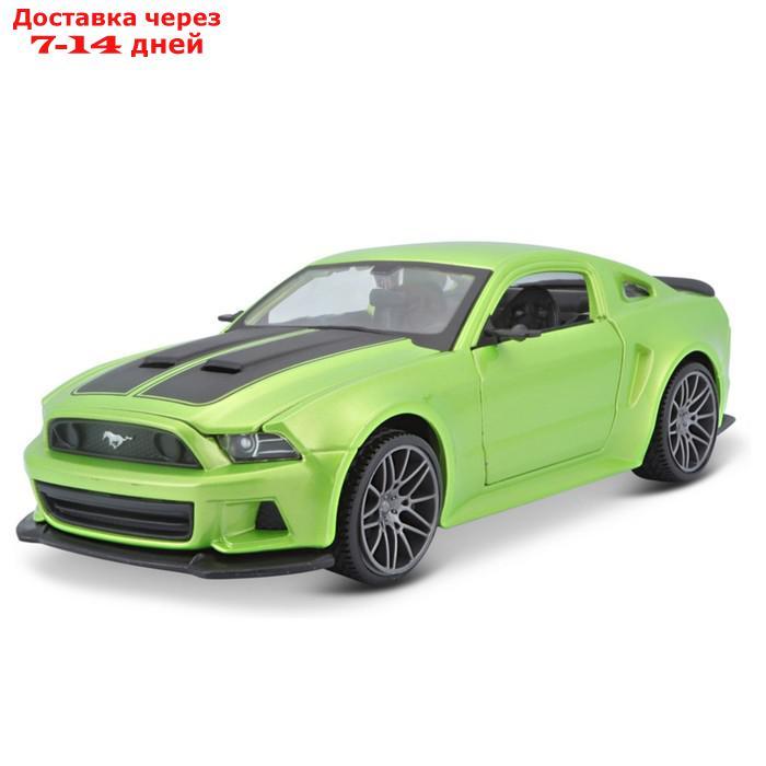 Машинка Maisto Die-Cast Ford Mustang Street Racer, открывающиеся двери, 1:24, цвет зелёный - фото 1 - id-p226939317