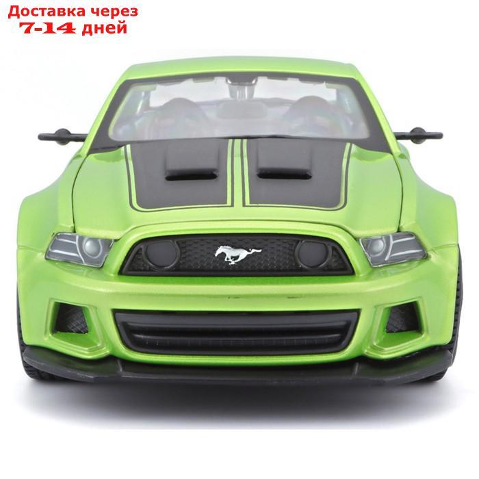 Машинка Maisto Die-Cast Ford Mustang Street Racer, открывающиеся двери, 1:24, цвет зелёный - фото 2 - id-p226939317
