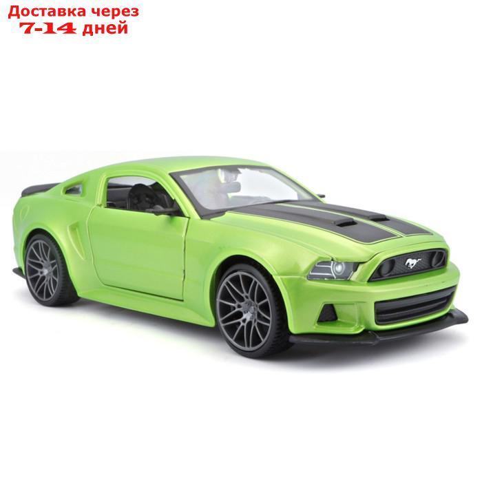 Машинка Maisto Die-Cast Ford Mustang Street Racer, открывающиеся двери, 1:24, цвет зелёный - фото 3 - id-p226939317