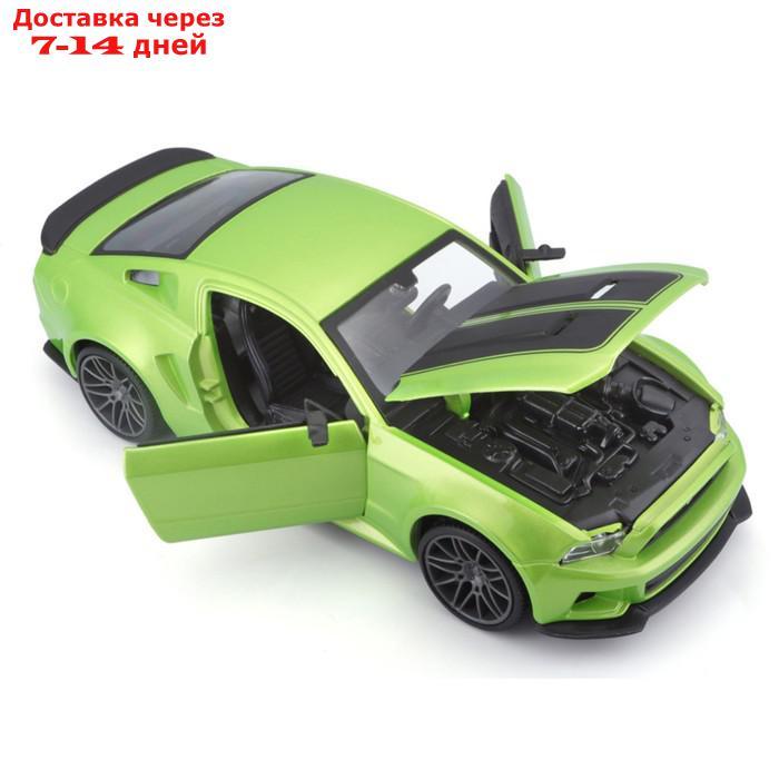 Машинка Maisto Die-Cast Ford Mustang Street Racer, открывающиеся двери, 1:24, цвет зелёный - фото 8 - id-p226939317
