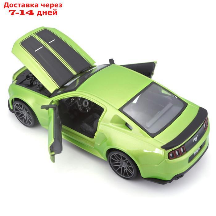 Машинка Maisto Die-Cast Ford Mustang Street Racer, открывающиеся двери, 1:24, цвет зелёный - фото 9 - id-p226939317