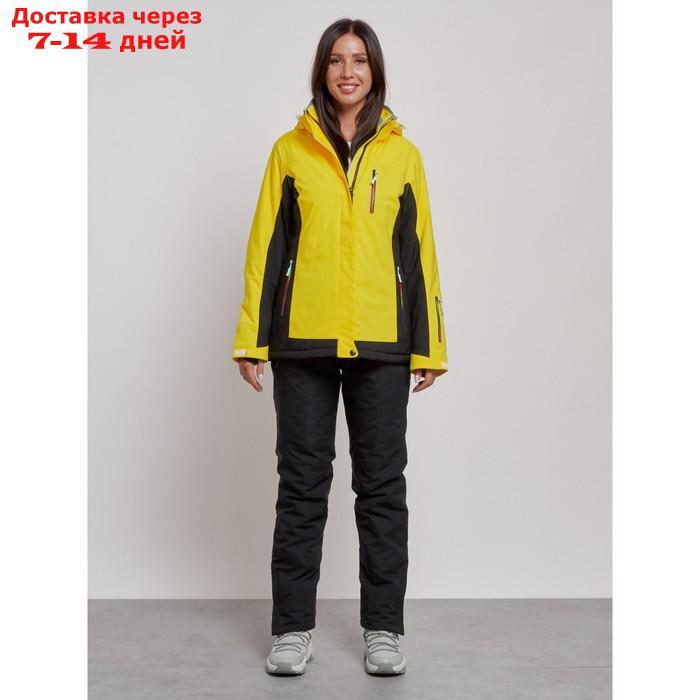 Горнолыжный костюм женский зимний, размер 44, цвет жёлтый - фото 1 - id-p226975243