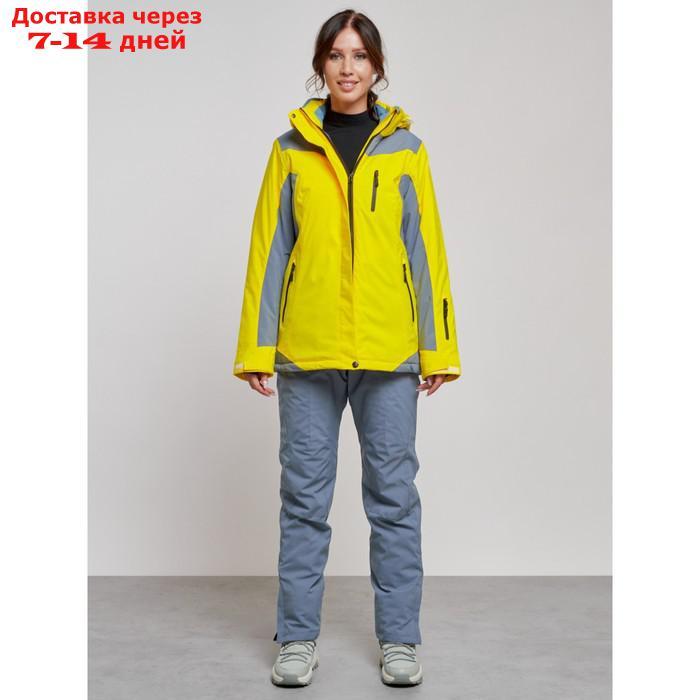 Горнолыжный костюм женский зимний, размер 44, цвет жёлтый - фото 1 - id-p226975244