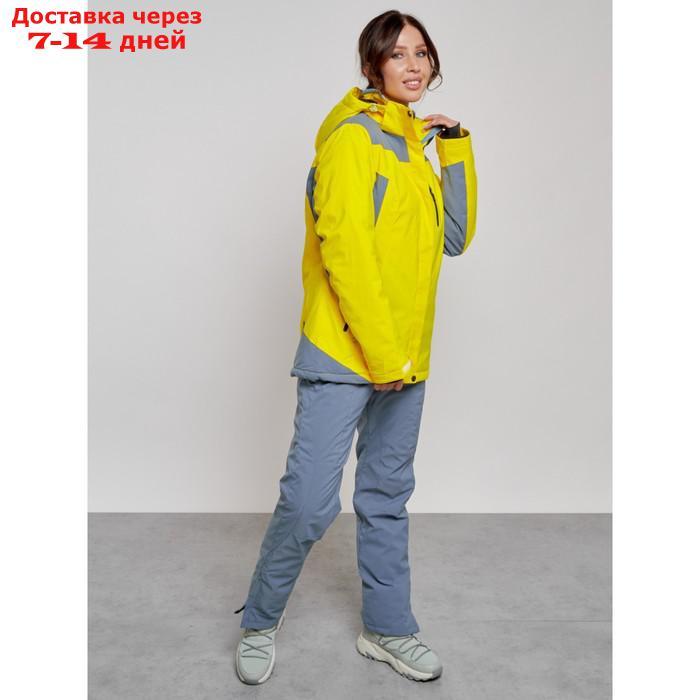 Горнолыжный костюм женский зимний, размер 44, цвет жёлтый - фото 2 - id-p226975244
