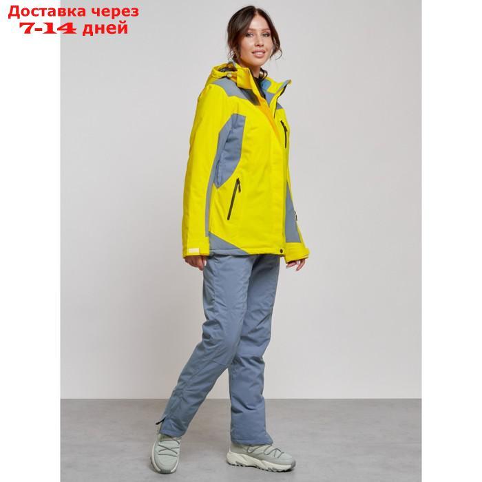 Горнолыжный костюм женский зимний, размер 44, цвет жёлтый - фото 4 - id-p226975244