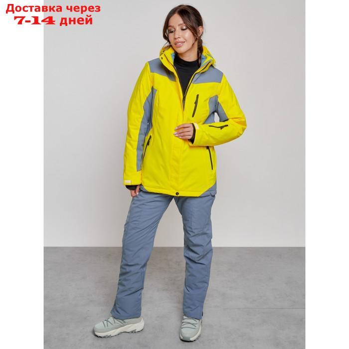 Горнолыжный костюм женский зимний, размер 44, цвет жёлтый - фото 10 - id-p226975244