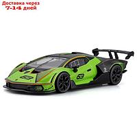 Машинка гоночная Bburago Lamborghini Essenza Scv12, Die-Cast, 1:32, цвет зелёный