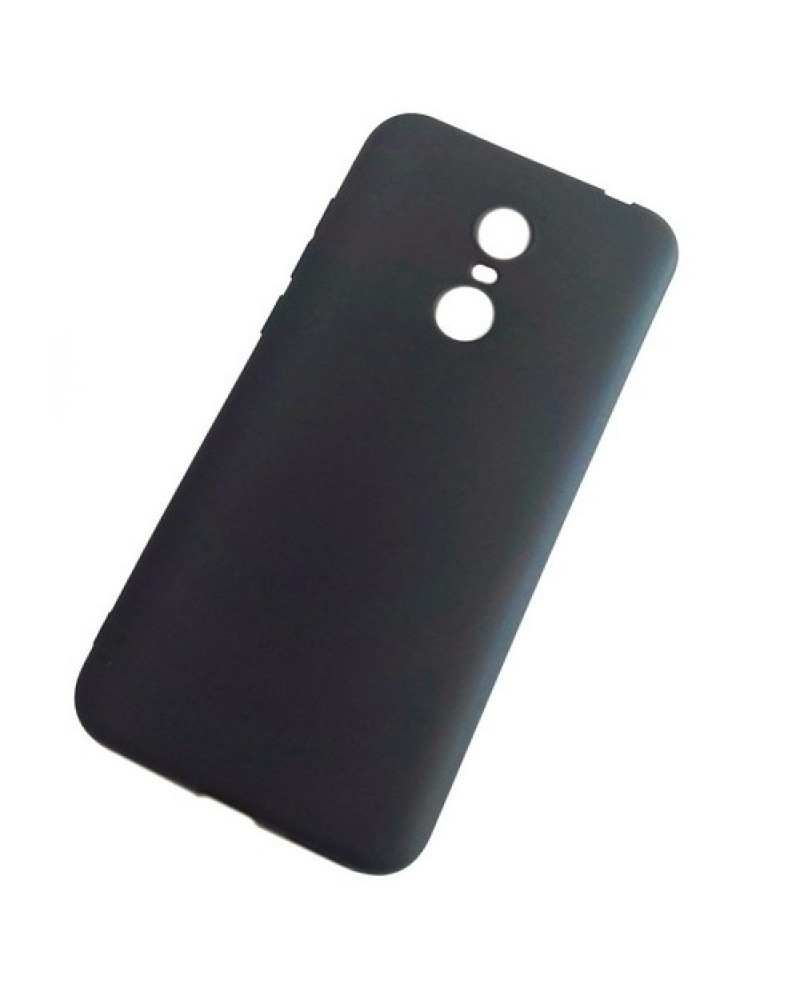 Чехол-накладка для Xiaomi Redmi 5 Plus (силикон) черный - фото 1 - id-p72809418