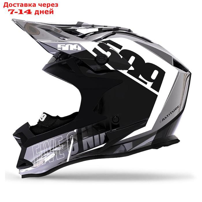 Шлем 509 Altitude Fidlock, размер 2XL, чёрный, белый, серый - фото 1 - id-p226975284