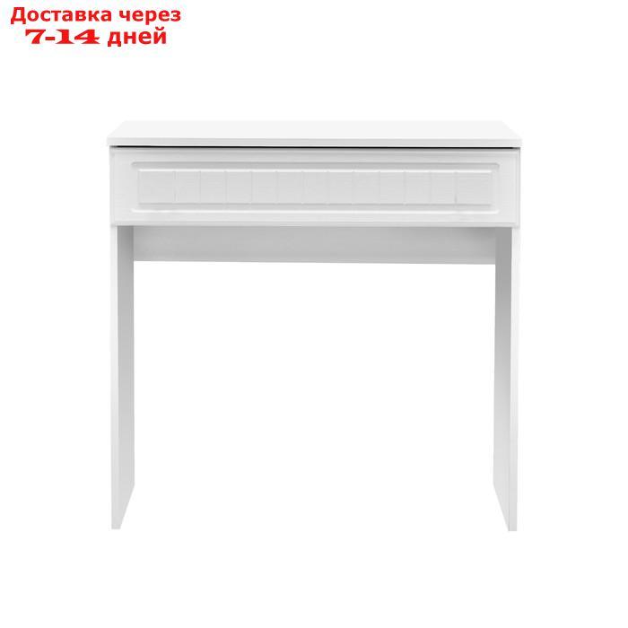 Стол с ящиком "Монако", 802×434×775 мм, цвет белый - фото 3 - id-p226948381