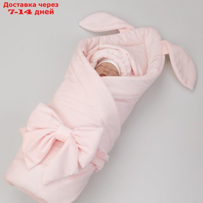 Комплект на выписку демисезонный KinDerLitto "Кроля", 5 предметов, рост 50-56 см, цвет розовый - фото 6 - id-p226939431
