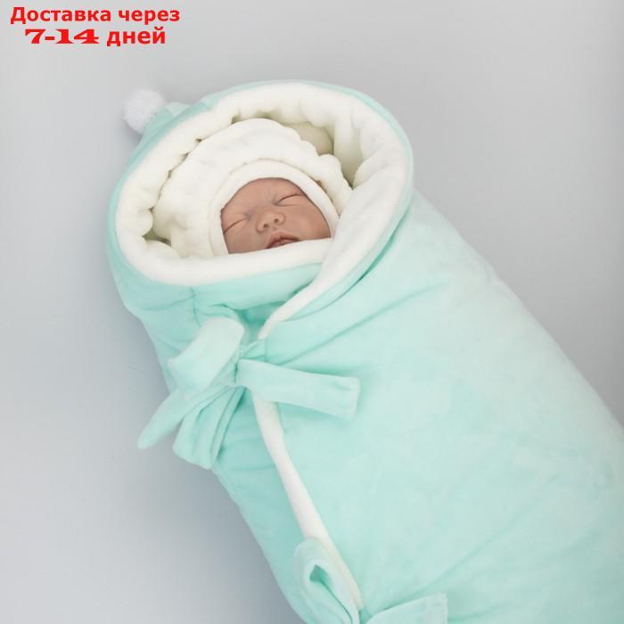 Комплект на выписку KinDerLitto "Веснушка", 5 предметов: одеяло-конверт, шапочка, комбинезон-слип, комбинезон, - фото 4 - id-p226939434