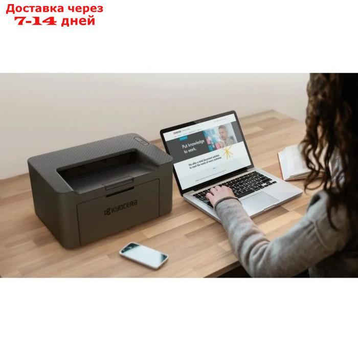 Принтер лазерный Kyocera Ecosys PA2001w (1102YVЗNL0) A4 WiFi черный - фото 4 - id-p226950708