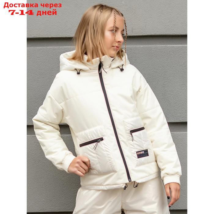 Куртка для девочки, рост 134 см, цвет молоко - фото 4 - id-p226996758