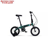 Велосипед 14'' Maxiscoo S007 Стандарт, цвет Зеленый
