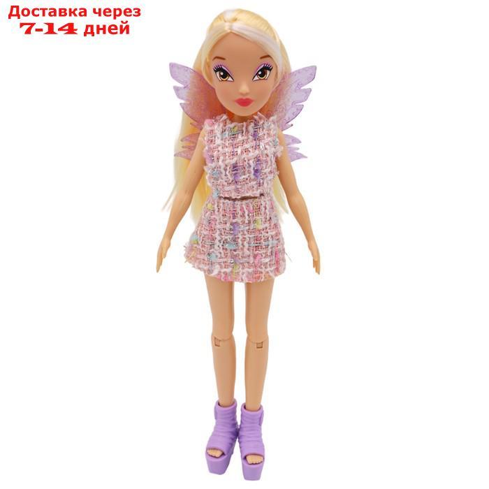 Шарнирная кукла Winx Club "Модная Стелла", с крыльями, 24 см - фото 2 - id-p227000921