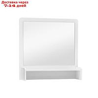 Надстройка для стола с зеркалом 47.32, 800×240×800 мм, цвет белый