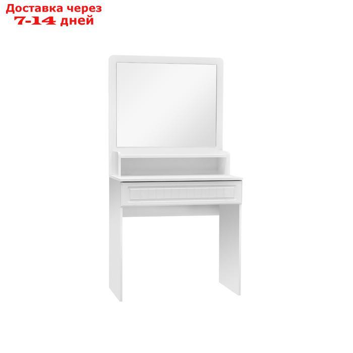 Надстройка для стола с зеркалом 47.32, 800×240×800 мм, цвет белый - фото 3 - id-p226948404