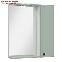 Зеркало-шкаф для ванной комнаты "Римини 65" мята, правый, 16,2 х 66,5 х 76,5 см